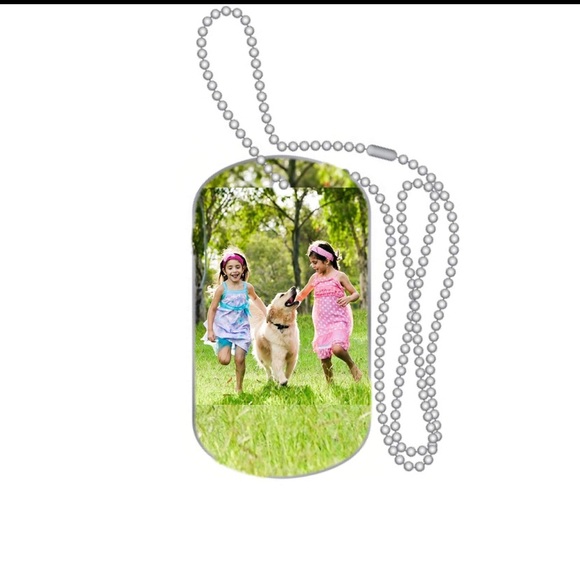 Army dog tag with any pic u want on it n background too - Picture 2 of 6
